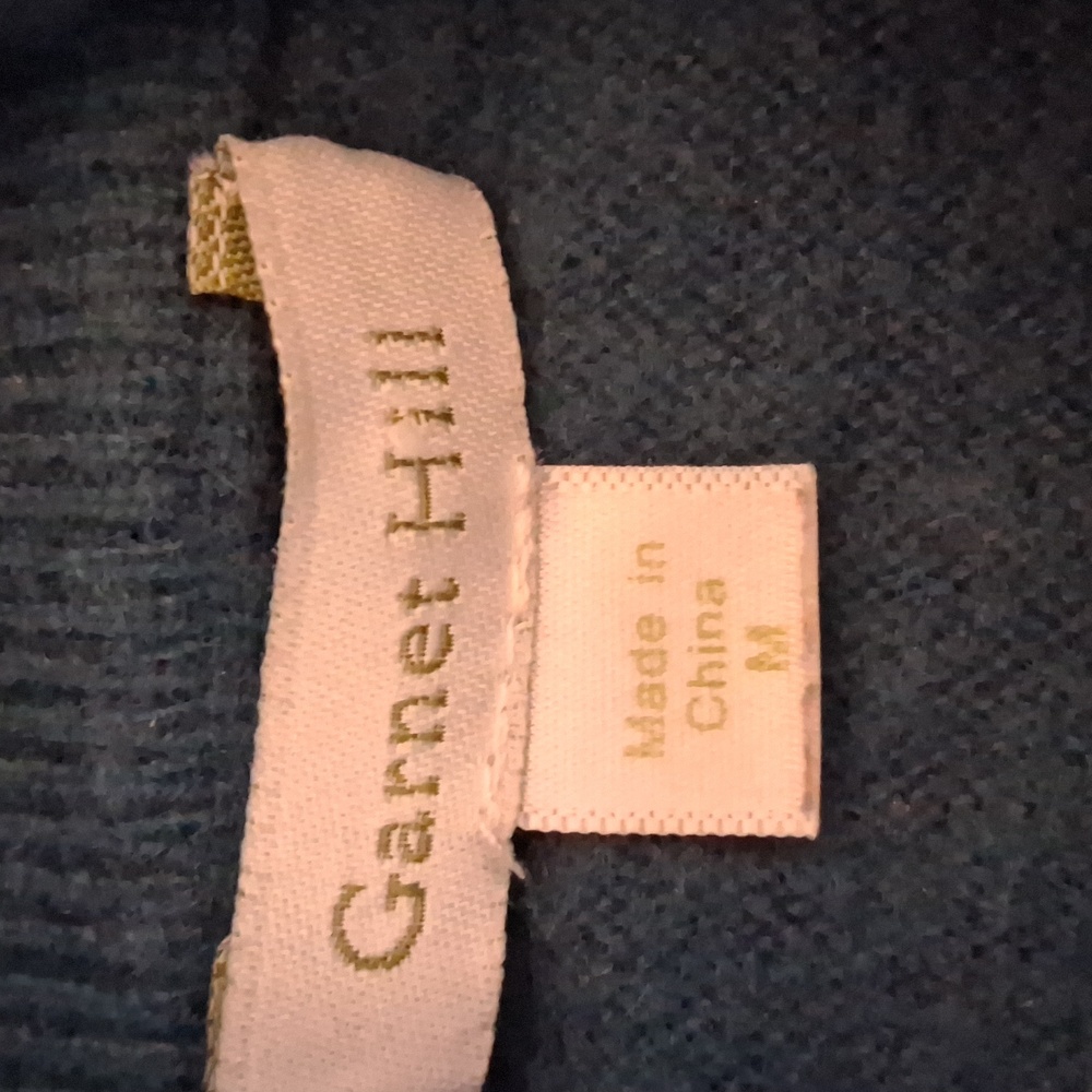 Garnet Hill Wool And Cashmere Blend Coccoon Sweater, GUC - Picture 3 of 9